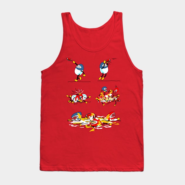 Egg Sports Academy-Football Tank Top by Hydra